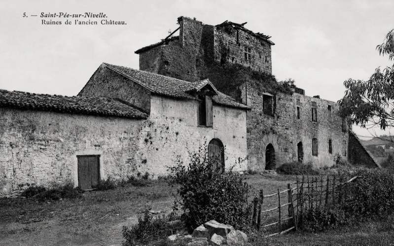 Le château de Saint-Pée-sur-Nivelle - Senpere au début du XXe siècle