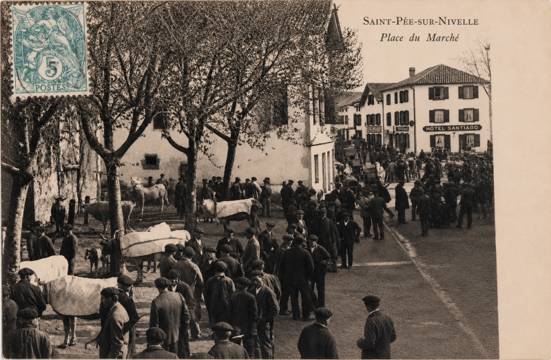 Le village de Saint-Pée-sur-Nivelle - Senpere au début du XXe siècle