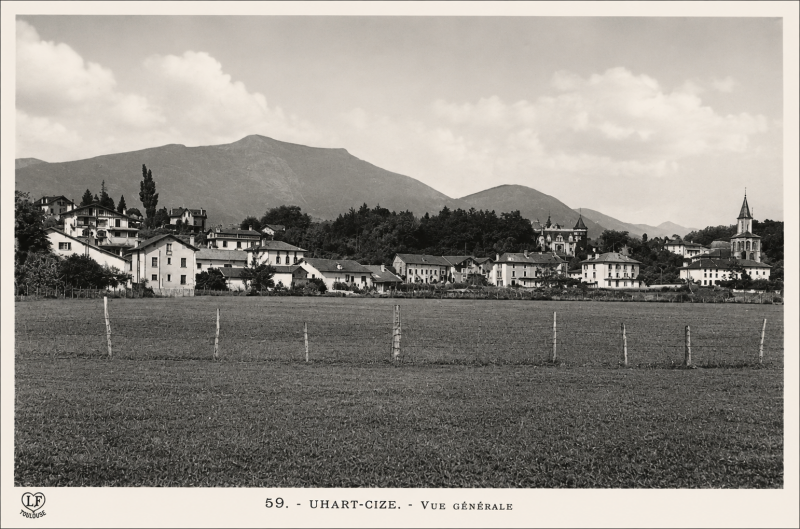 Le village d'Uhart-Cize - Uharte-Garazi au début du XXe siècle
