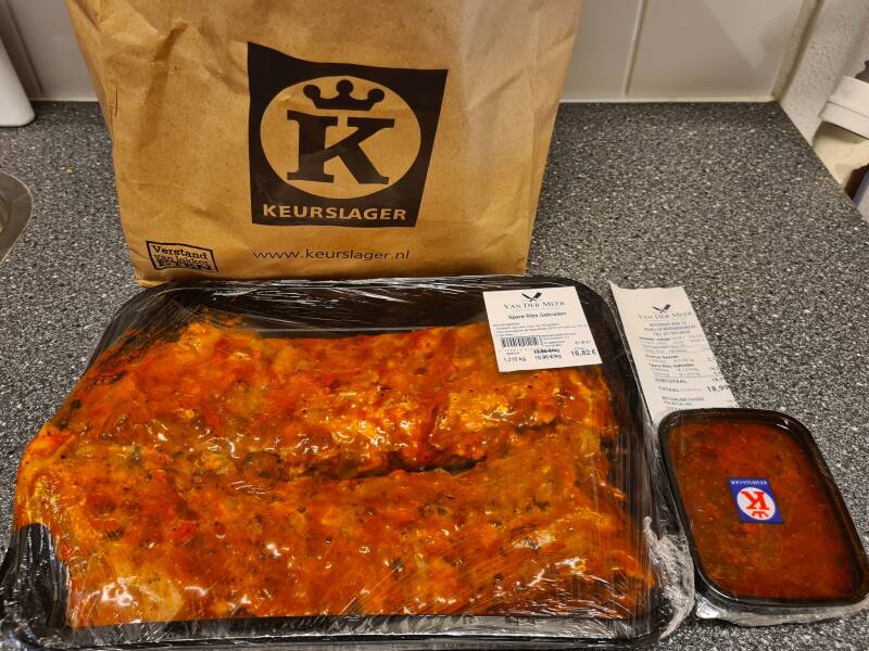 Van der Meer, Keurslager | Roelofarendsveen | Spareribs Verpakking