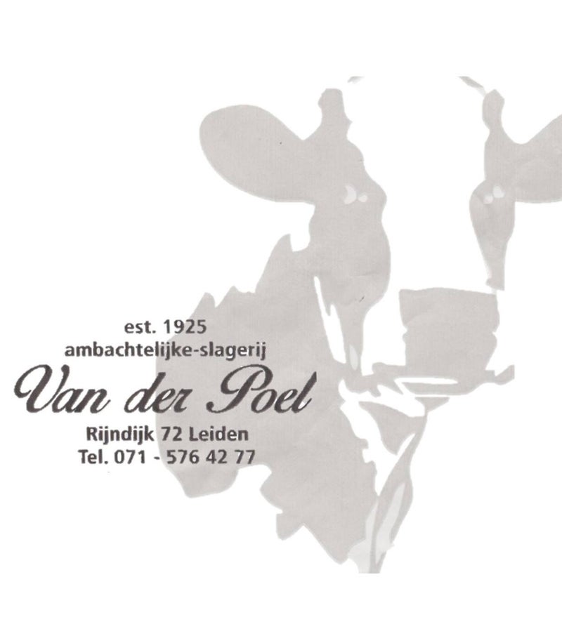 Slagerij van der Poel | Leiden | Logo