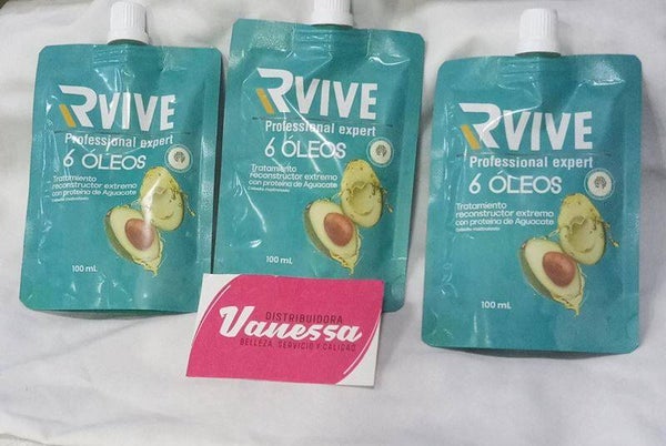 SACHET 6 OLEOS 100ML RVIVE