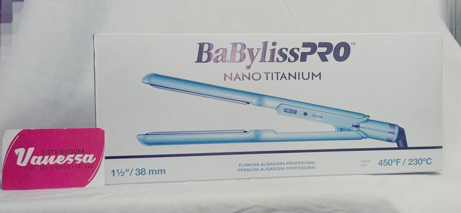 PLANCHA 9557 NANO TITANIUM AZUL 1 STRONG MACHINE