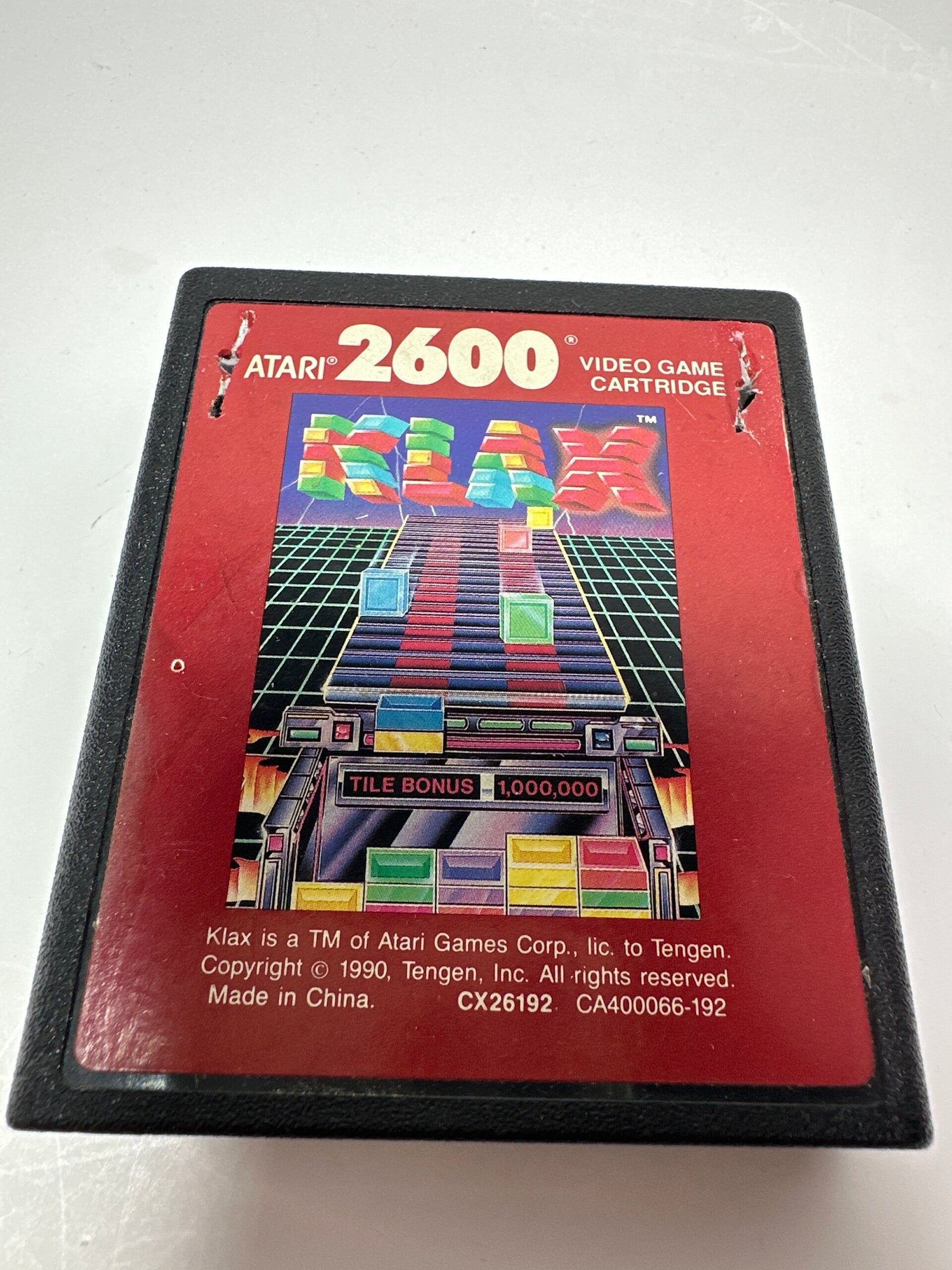 ATARI 2600 KLAX