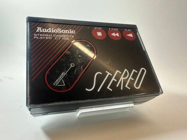 AUDIOSONIC STEREO CASSETTE PLAYER