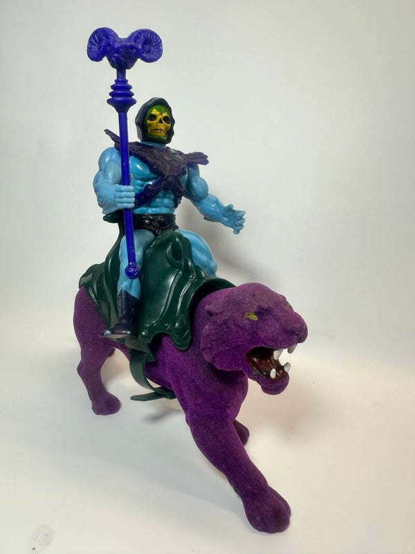 MOTU HE-MAN MASTER OF THE UNIVERSE SKELETOR & PANTHOR 1981 MALAYSIA