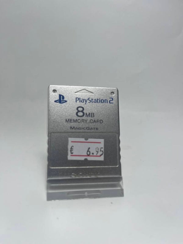 PLAYSTATION 2 MEMORY CARD ZILVER