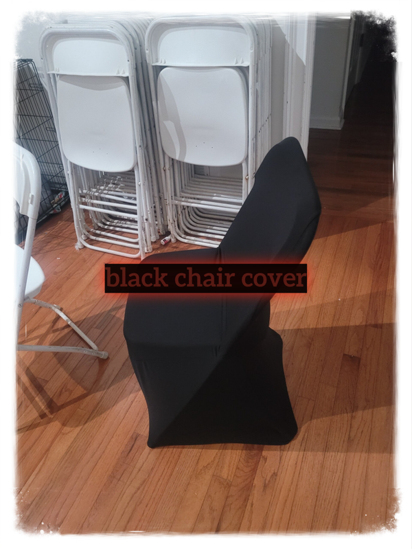 Black chairs cover