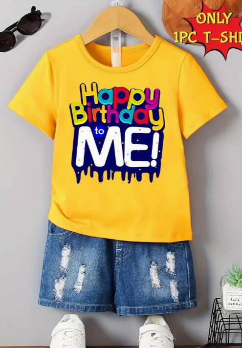 Birthday t-shirt  Happy birtday to me