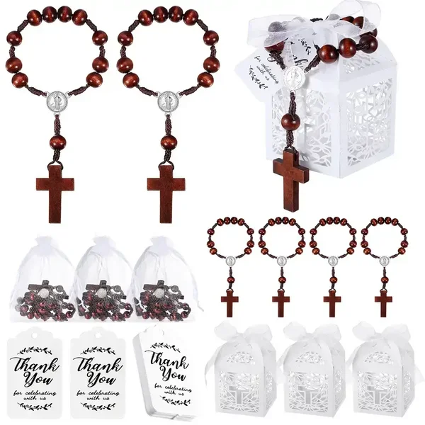 100pcs Baptism Rosary Favors  (25 sets)  (pre order)
