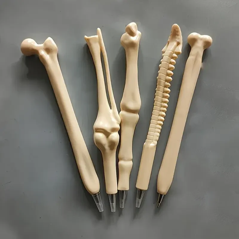 5-Pack Bone-Shaped Ballpoint Pens