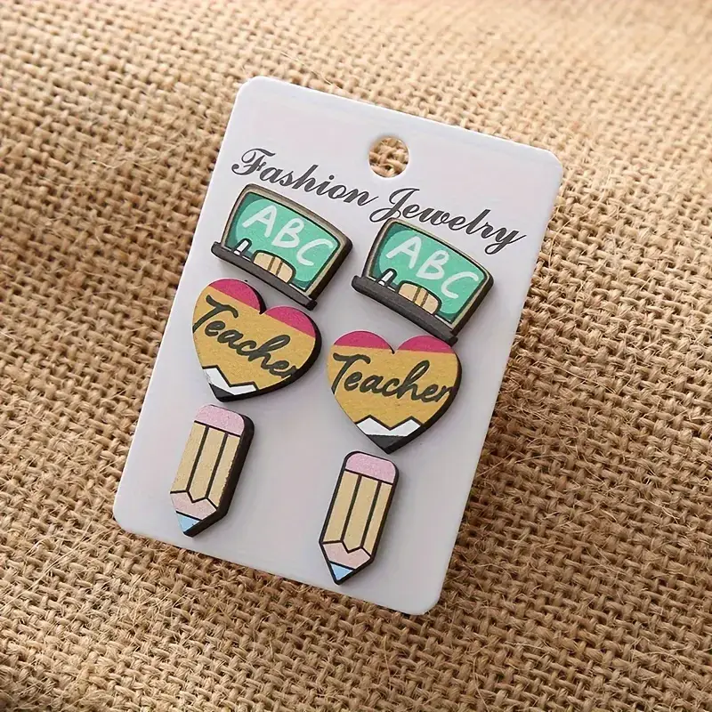Fun earrings School /Teacher 1