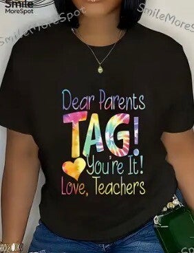 TAG, YOU'RE IT.  Funny Last day of school t-shirt.