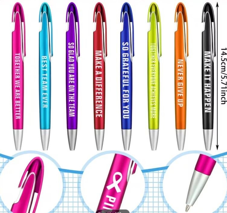 Inspiration Ballpoint Pens] Retractable Medium Point Ballpoint Pens