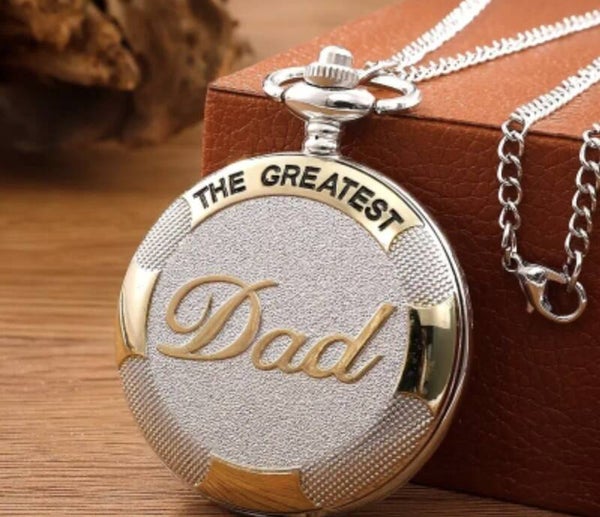 Alloy Pocket Watch for Men  - " The greatest Dad"