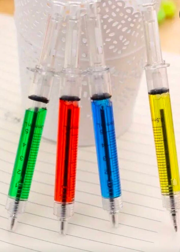 Shaped Retractable Ballpoint Pens