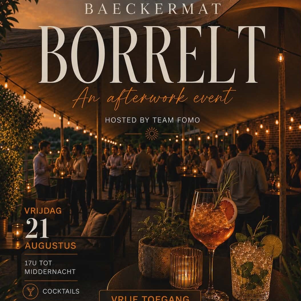 De Baeckermat Borrelt in Westdorpe