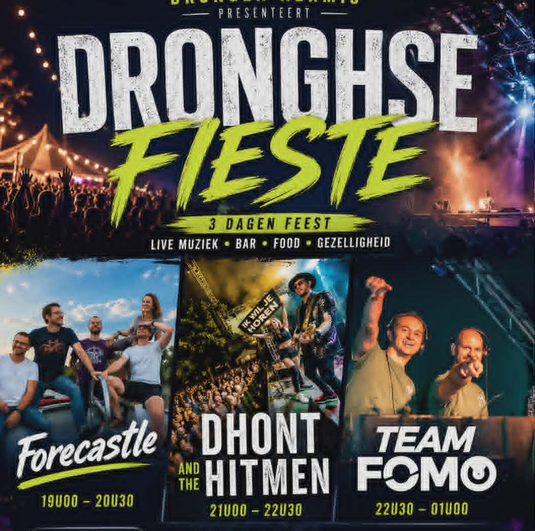 Team Fomo tijdens de Dronghse Fiëste