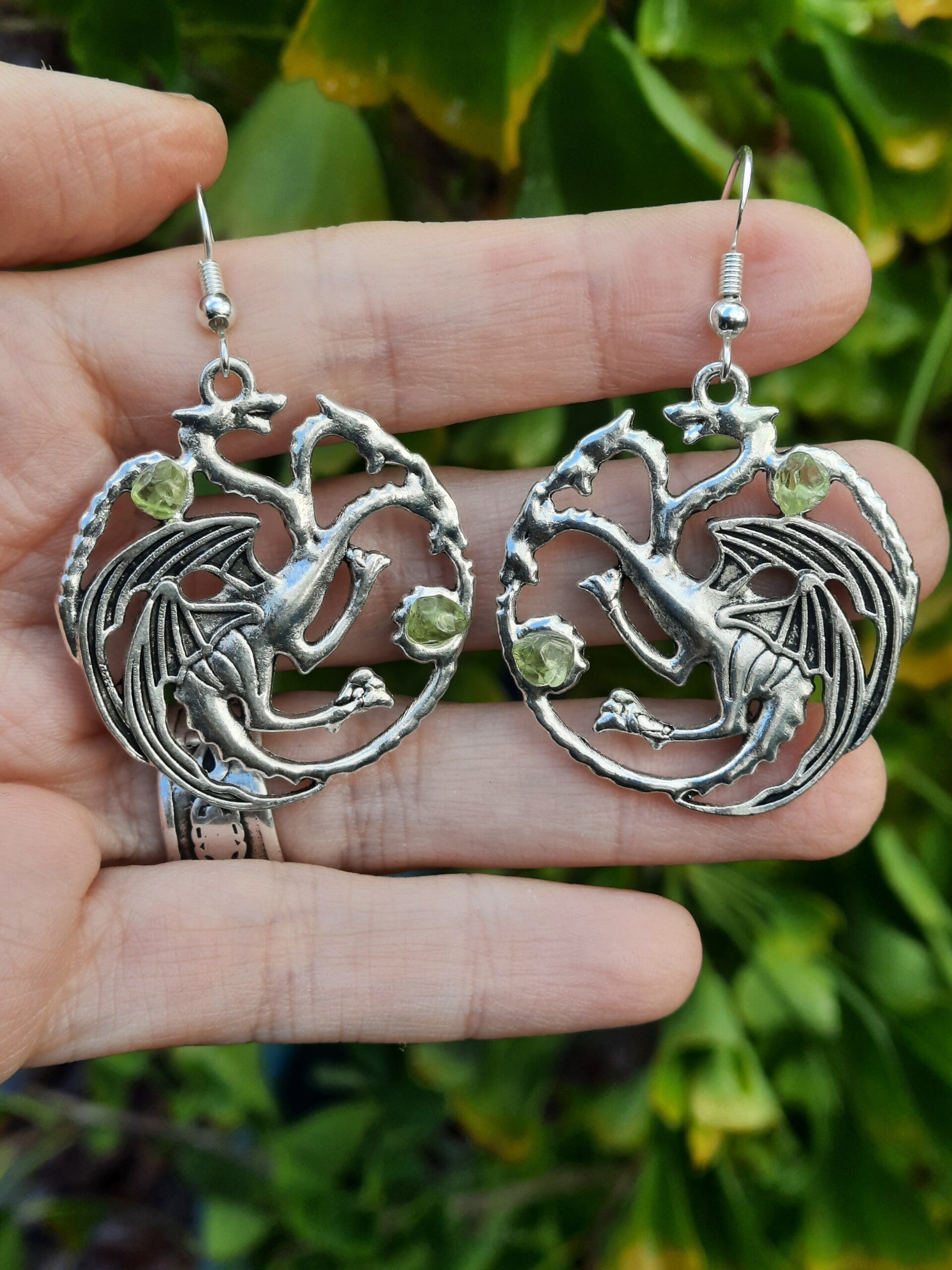 Boucles Dragons Péridot
