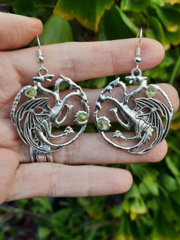 Boucles Dragons Péridot