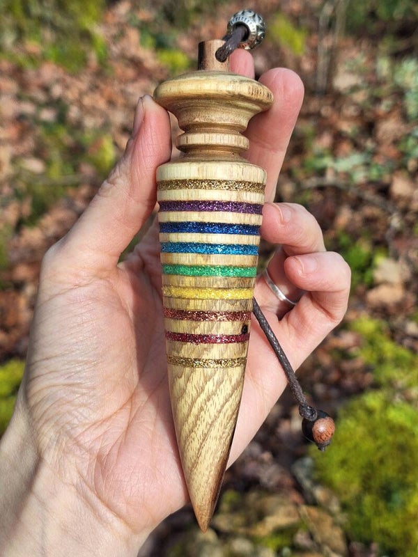 Pendule Acacia 7 Chakras