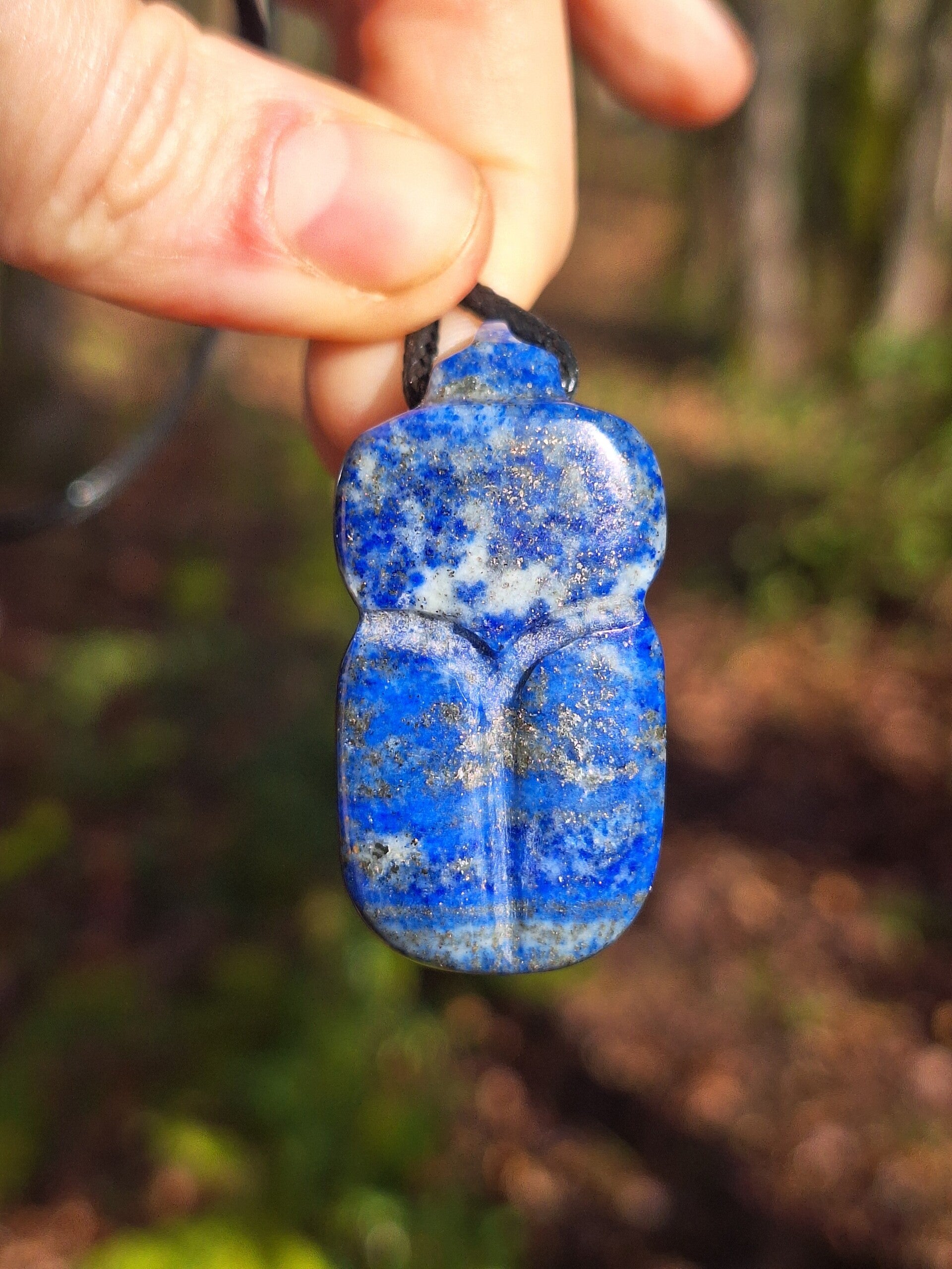 Amulette Khépri Lapis-Lazuli