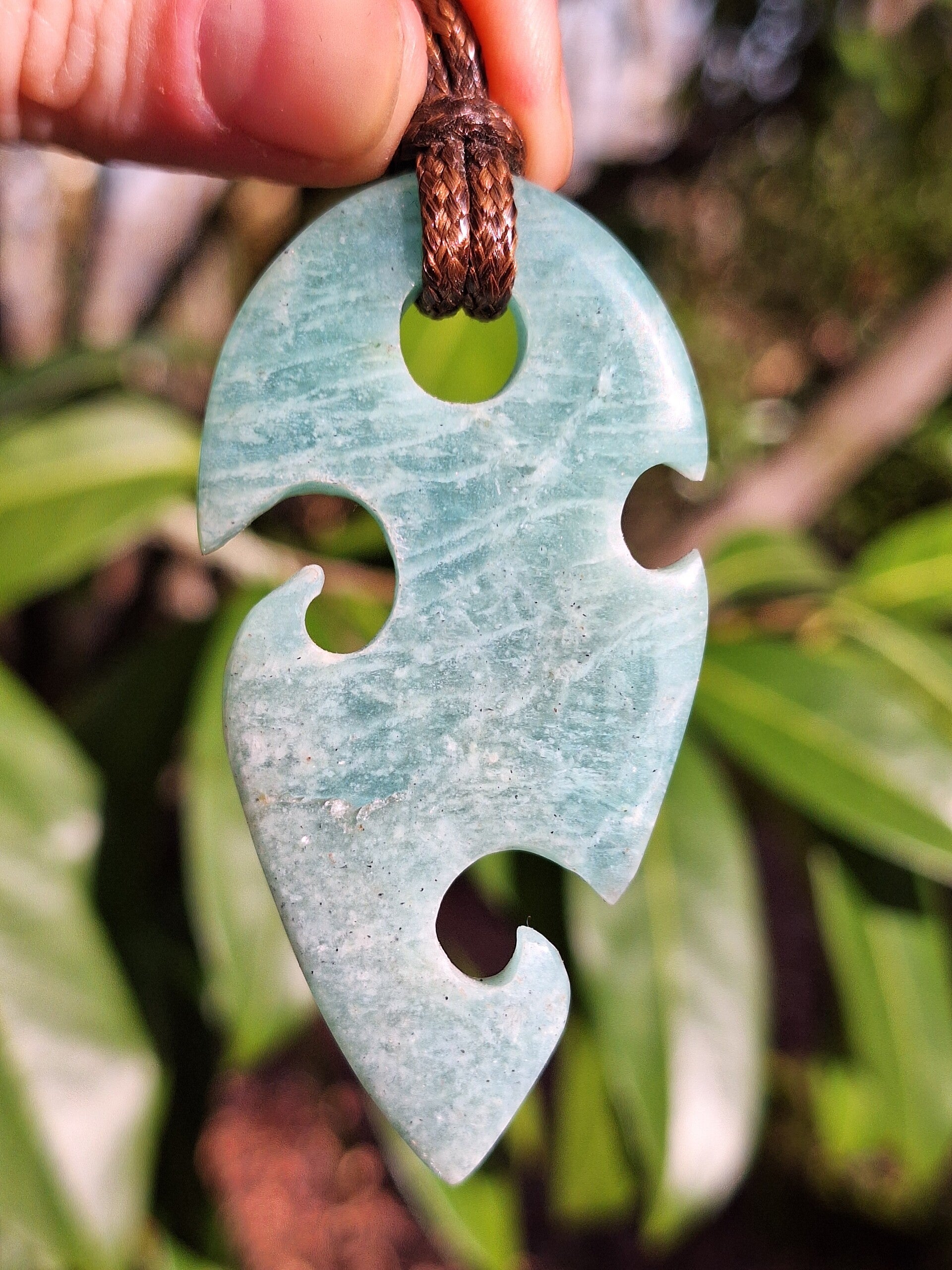 Amulette Tribale Amazonite