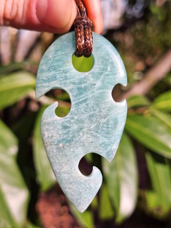 Amulette Tribale Amazonite