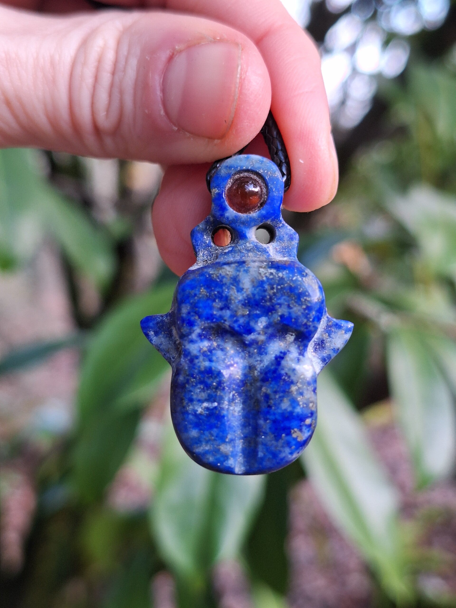 Amulette Khépri Lapis-Lazuli