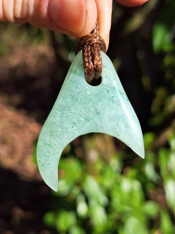 Amulette Gaïa Aventurine Verte