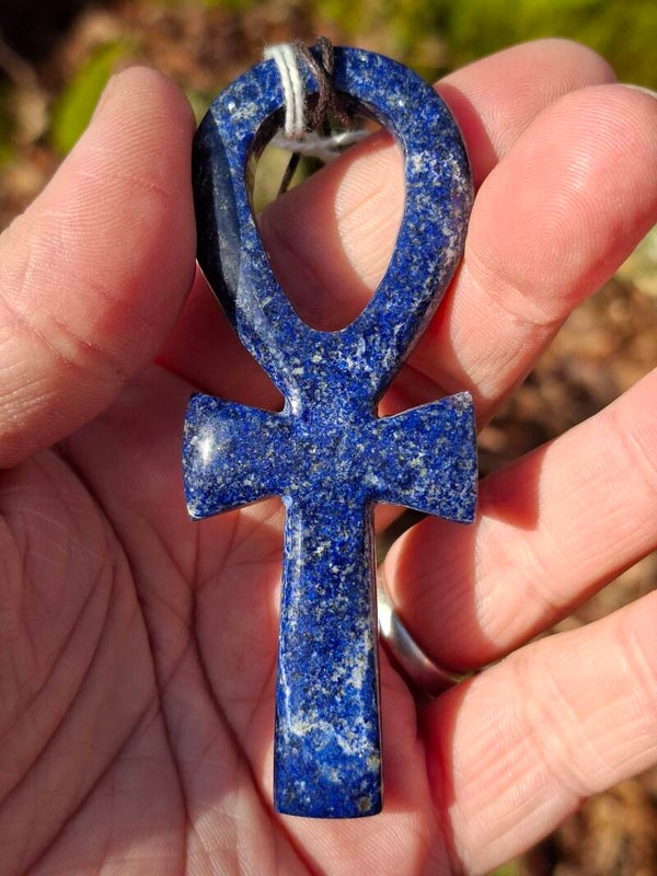 Amulette Ankh Lapis-Lazuli