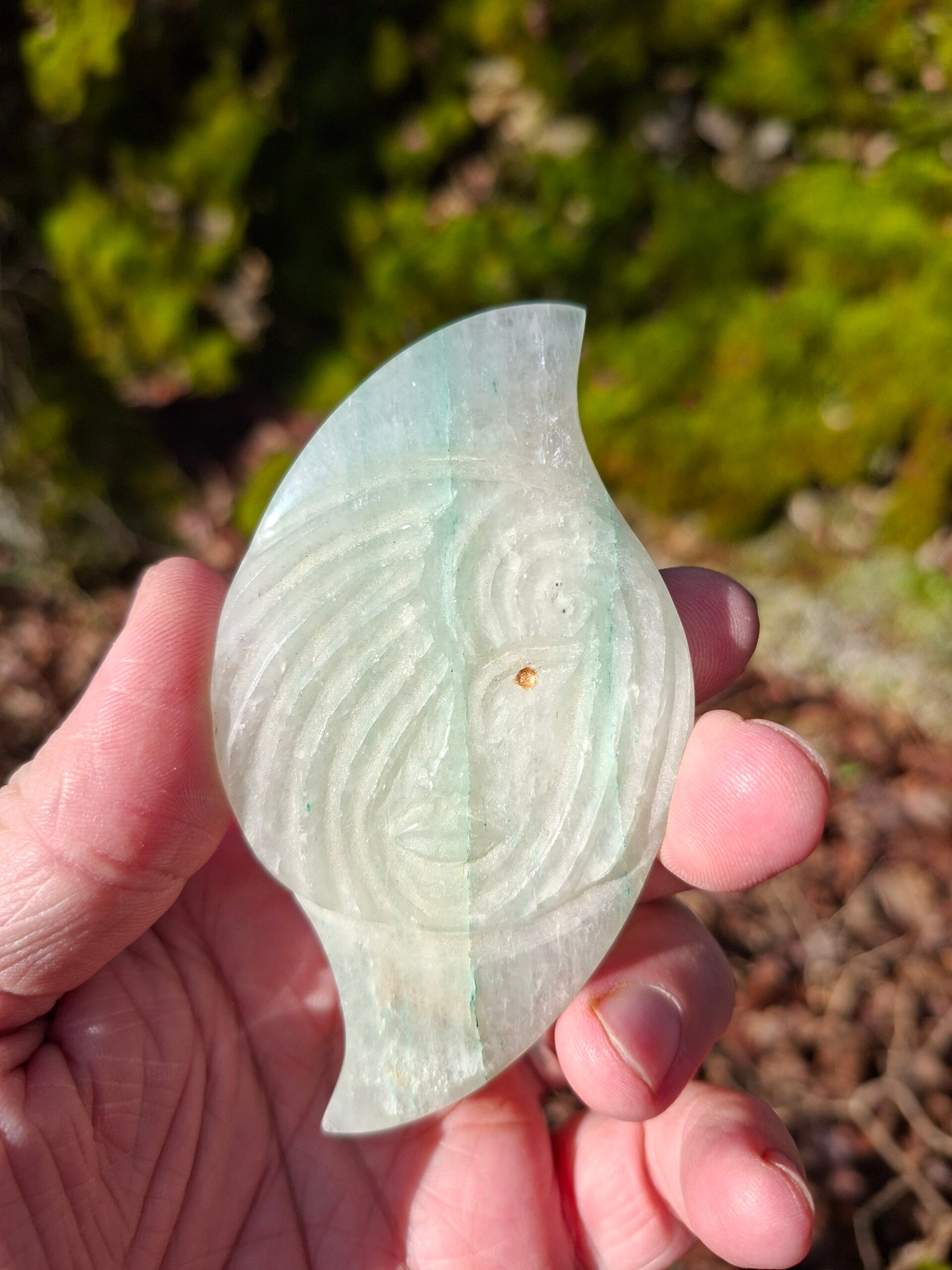 Déesse Atlante Aventurine Verte