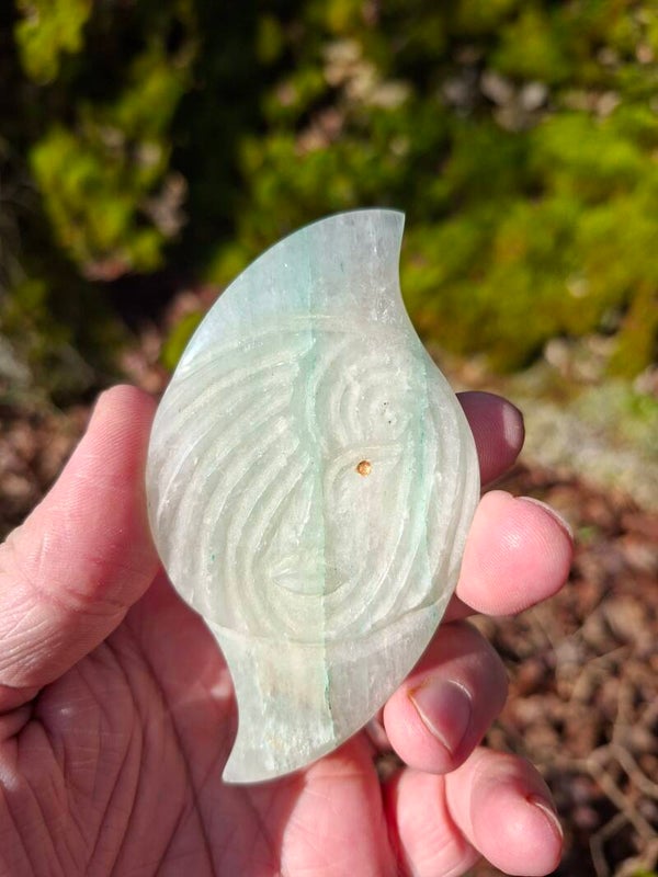 Déesse Atlante Aventurine Verte