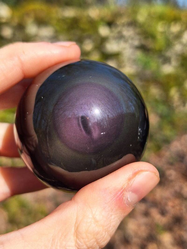 Sphère Obsidienne Œil Céleste