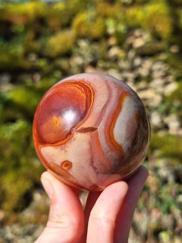 Sphère Jaspe Polychrome