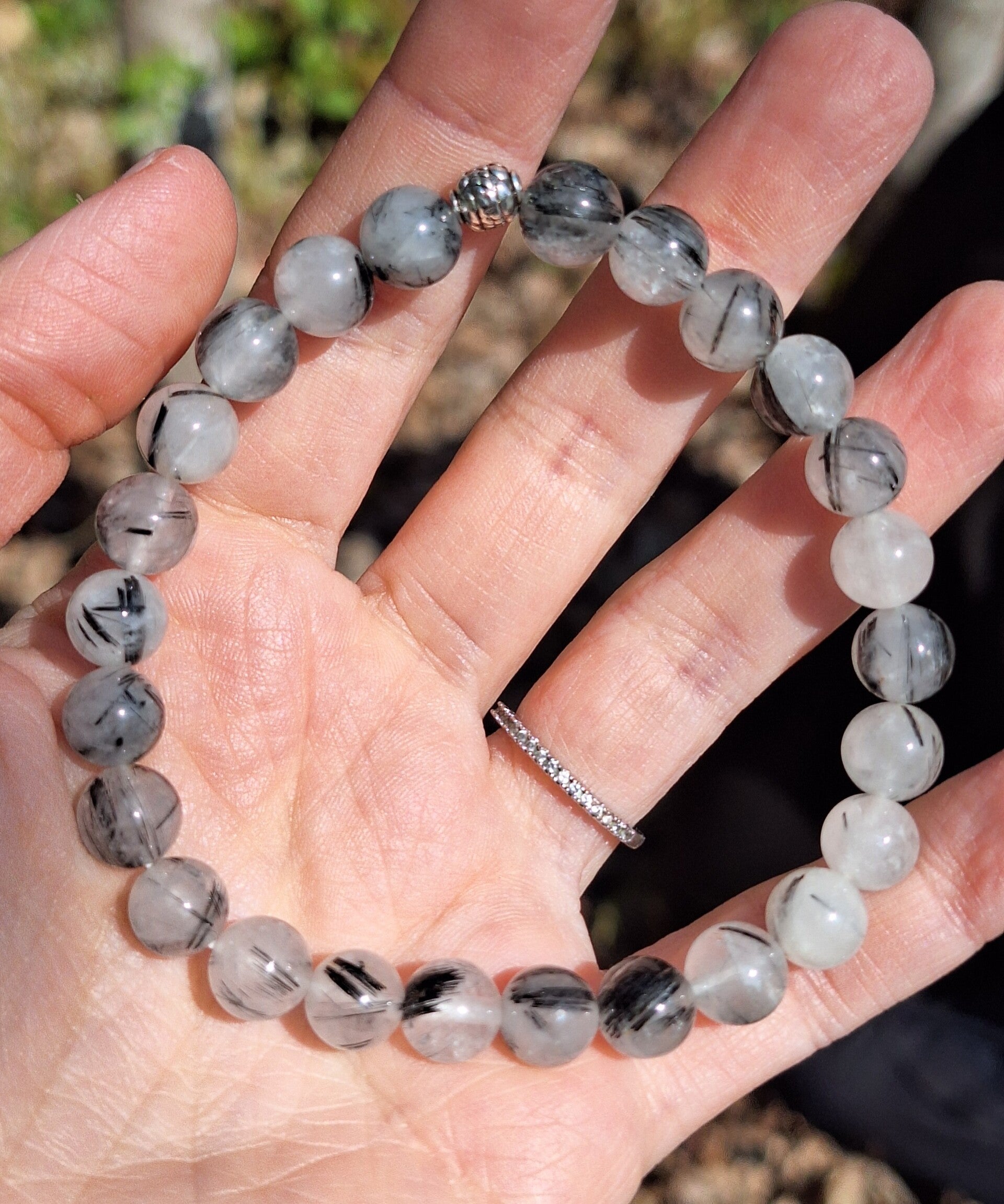 Bracelet Cristal Tourmaline Noire