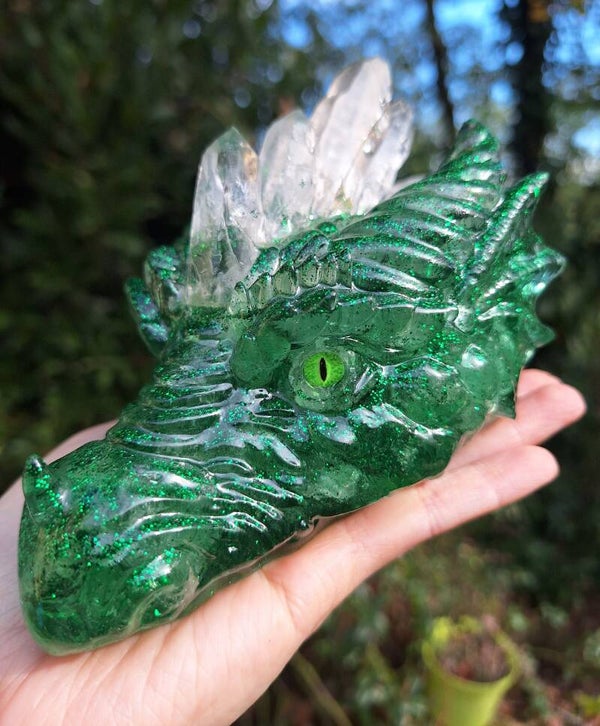 Dragon Gardien "Moldavite"