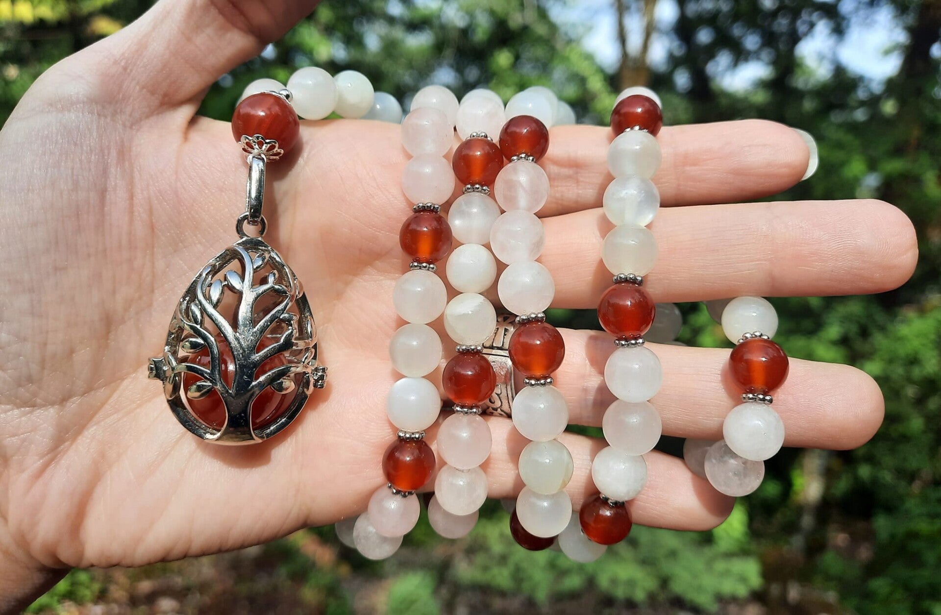 Mala-Bola 108 perles "Création & Fertilité"