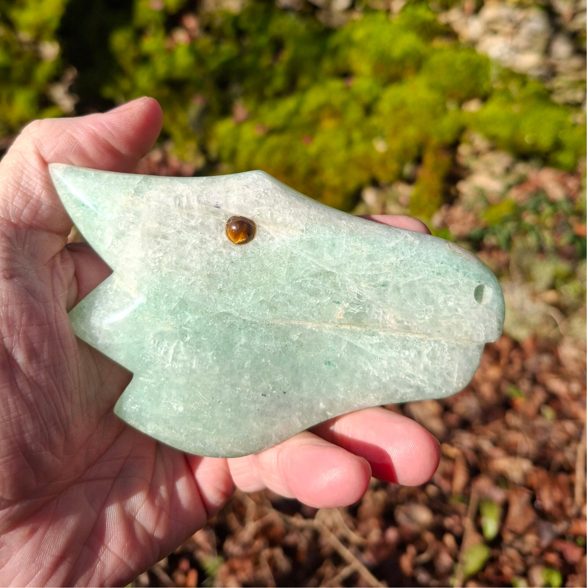 Dragon Gardien Aventurine Verte
