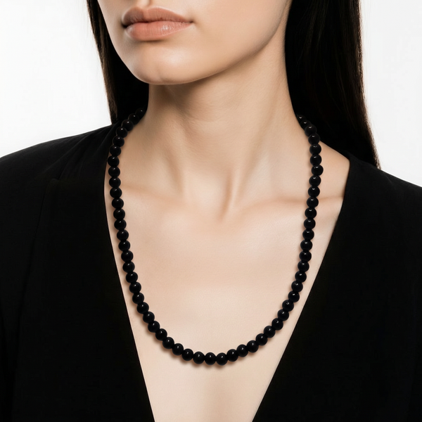 Kette „Schwarze Eleganz – Pure“