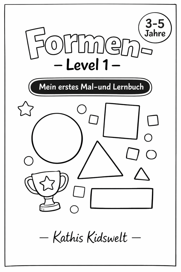 Mein erstes Mal‑ und Lernbuch – Formen Level 1