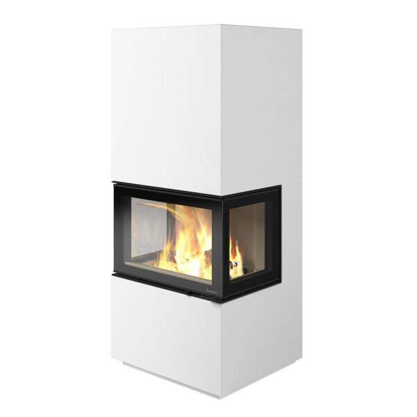 Kaminbausatz Nordpeis Davos U Low 8,9 kW - Ausführung: helle Thermotte