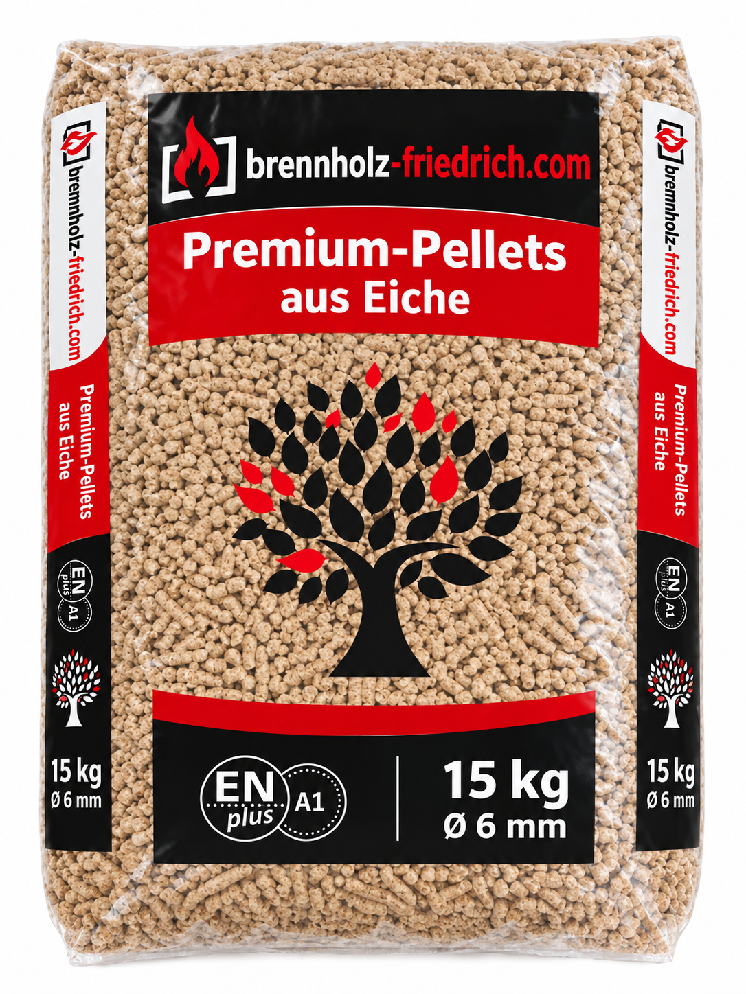 150kg Eichen-Pellets "Naturbrennstoffe" ENplusA1 inkl. Lieferung