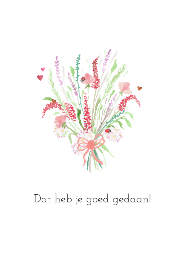 Goed zo - Ladybug - kaart