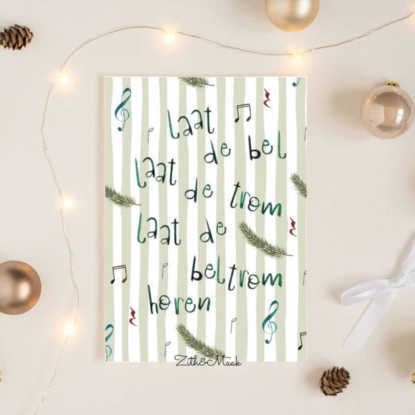 Kerstkaart Christelijk 2025 - 3