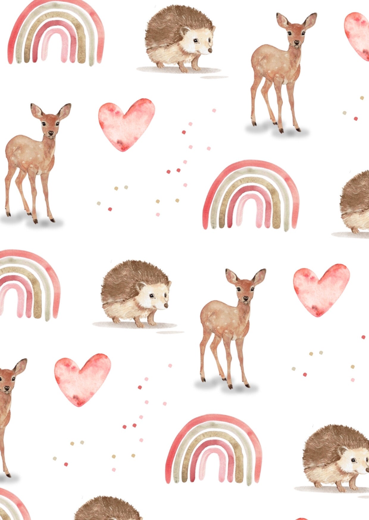 Dieren patroon - Zachtjes - kaart