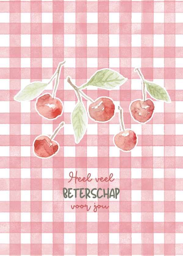 Beterschap kersen - kaart