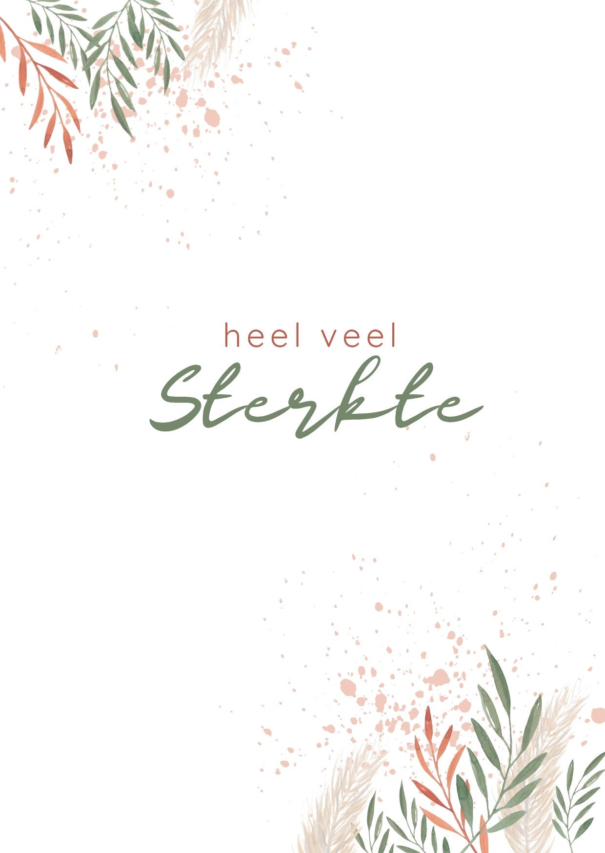 Sterkte rustig - kaart