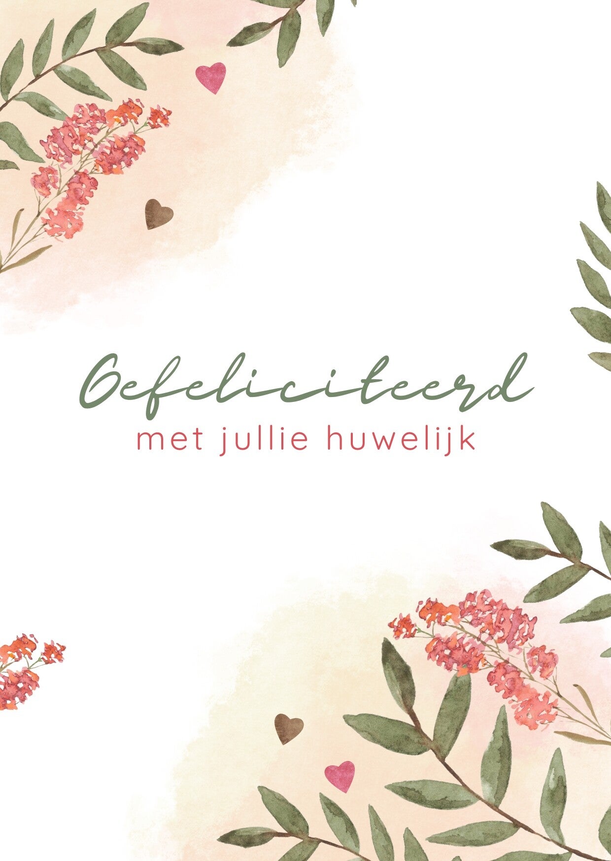 Huwelijk - kaart