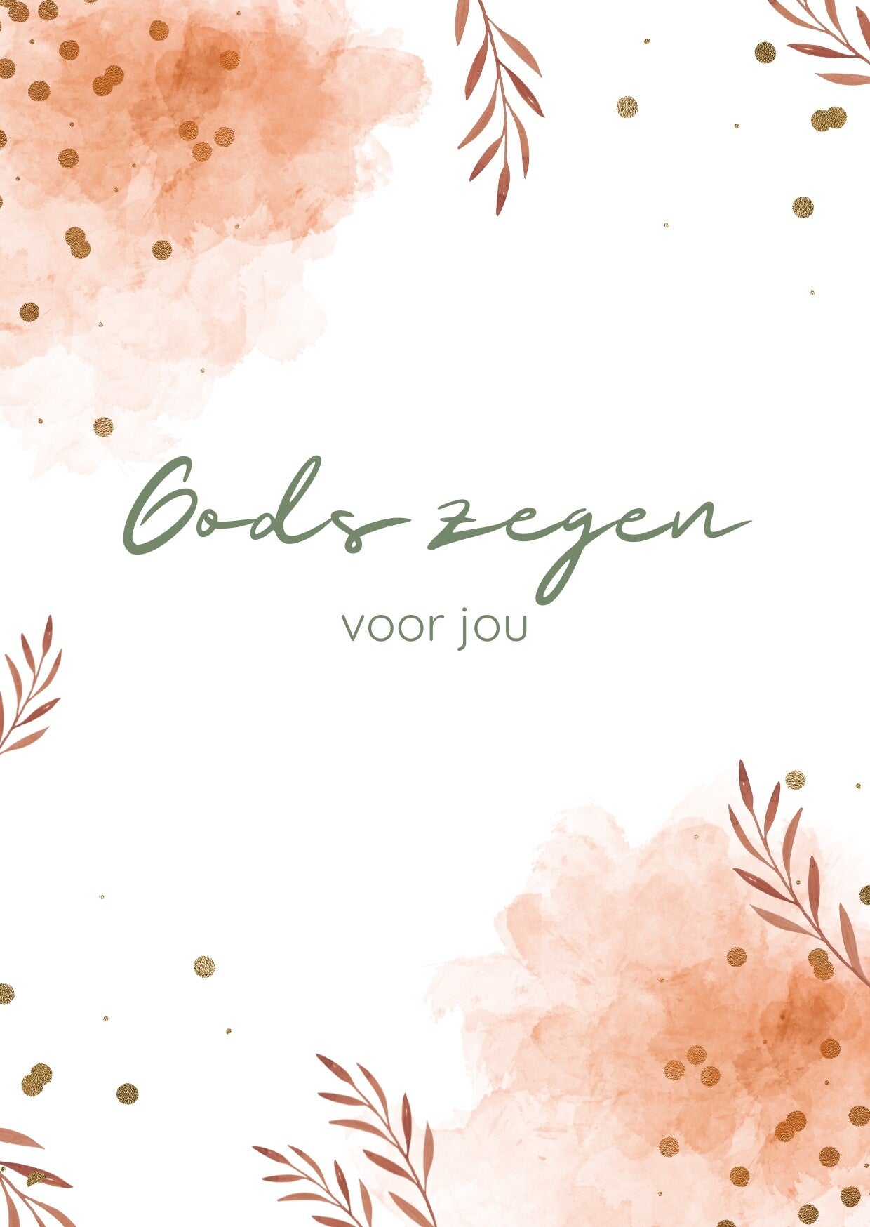 Gods zegen voor jou - kaart